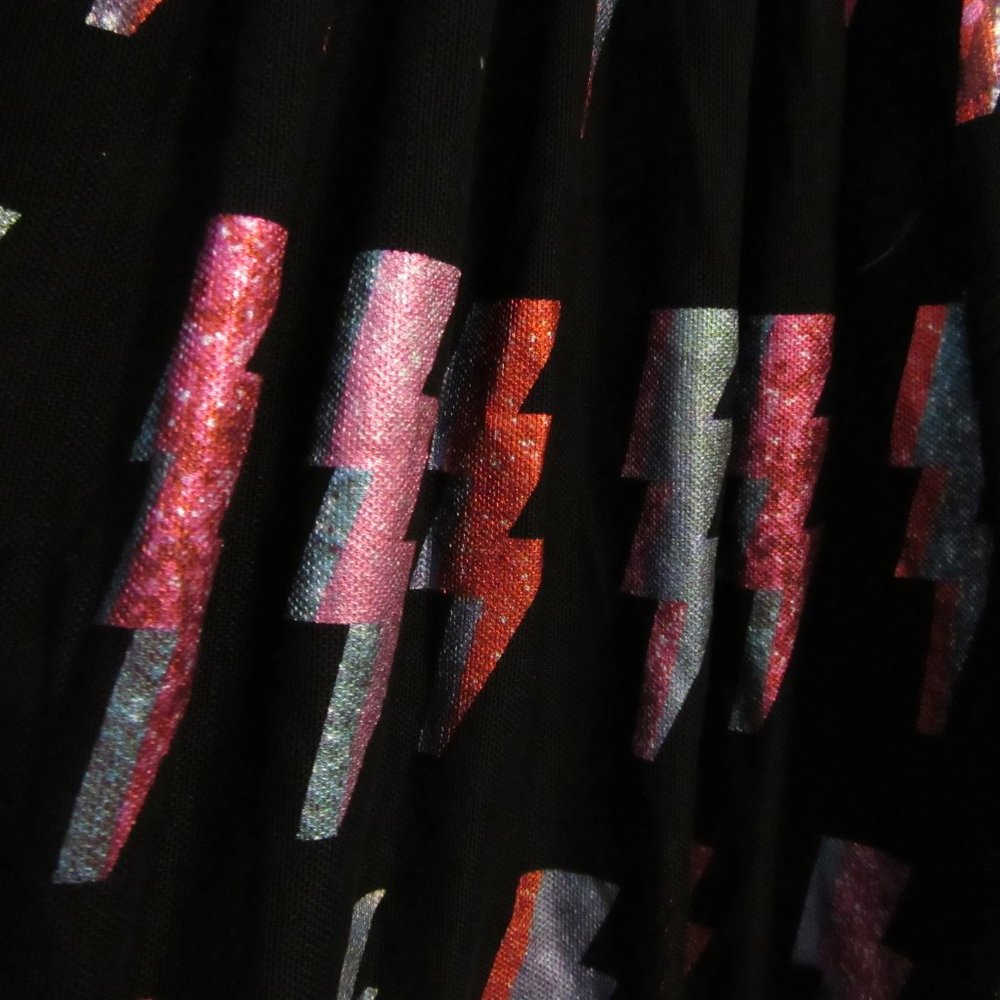Blackmilk Ziggy Two Tier Sheer Midaxi Skirt Bowie Stardust Small Sold Out - Picture 9 of 15